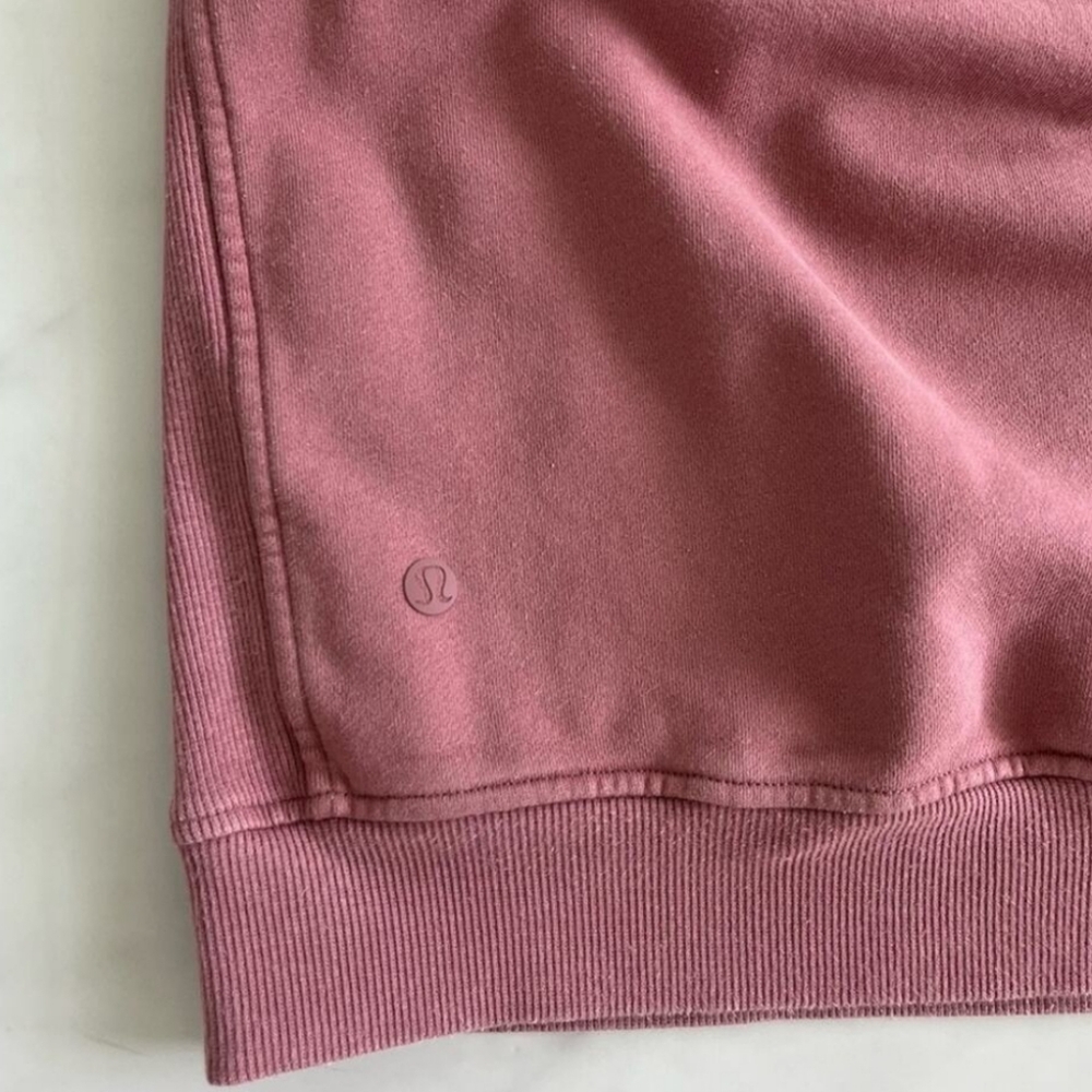 Lululemon Chill On Pullover Sweatshirt Quicksand Pink Size 4 - Picture 6 of 8